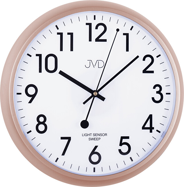 JVD Nástěnné hodiny s tichým chodem HP698.5