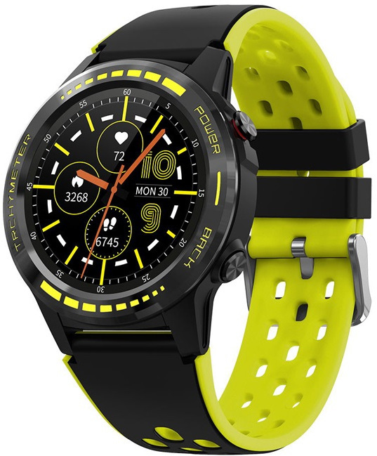 Wotchi GPS Smartwatch W70Y s kompasem, barometrem a výškoměrem - Yellow