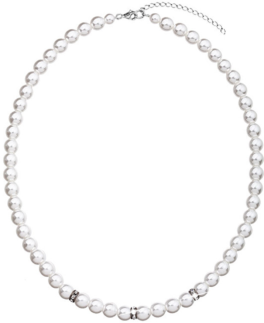 Evolution Group Perlový náhrdelník 32012.1 biela