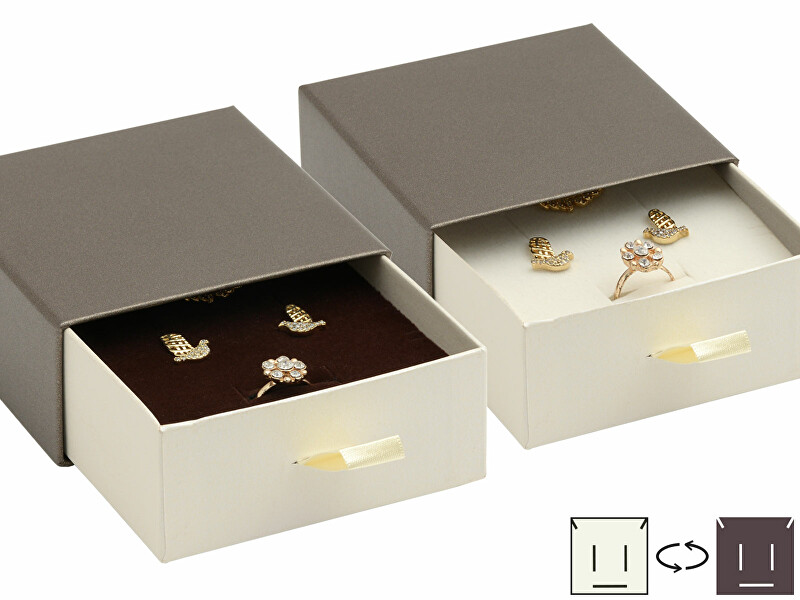 JK Box Moderná darčeková krabička na súpravu šperkov DE-5 A21 A20