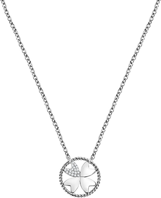 Morellato Oceľový náhrdelník s štvorlístkom MultiGips SAQG28 (retiazka, prívesky)