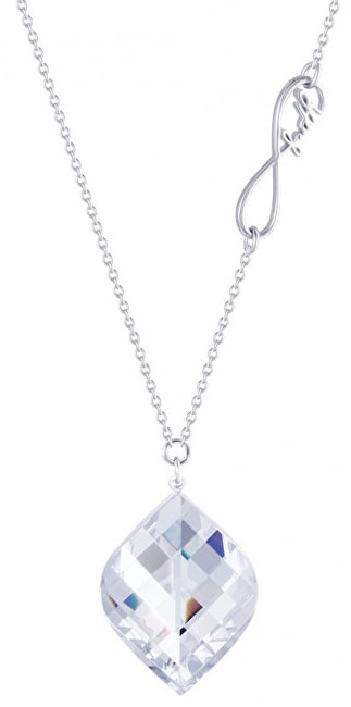 Preciosa Strieborný náhrdelník s kryštálom Faith 6025 00