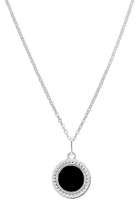 Praqia Jewellery Módne strieborný náhrdelník KO5338_BR030_45_RH (retiazka, prívesok)