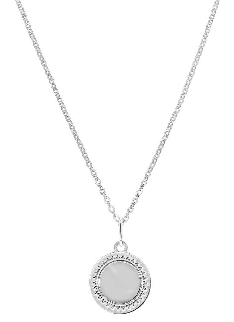 Praqia Jewellery Módne strieborný náhrdelník KO5339_BR030_45_RH (retiazka, prívesok)