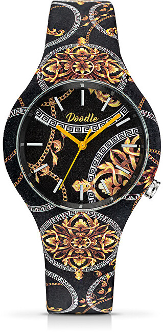 Doodle Black and Gold Baroque DO39015