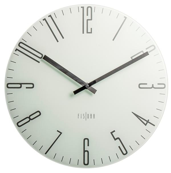 fisura Dizajnové nástenné hodiny CL0070 fisúry 35cm