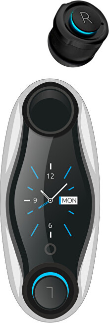 Helmer Chytré hodinky se sluchátky TWS 900