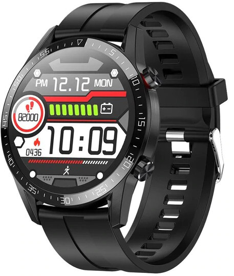 Wotchi Smartwatch WT30BS - Black Silicone - SLEVA