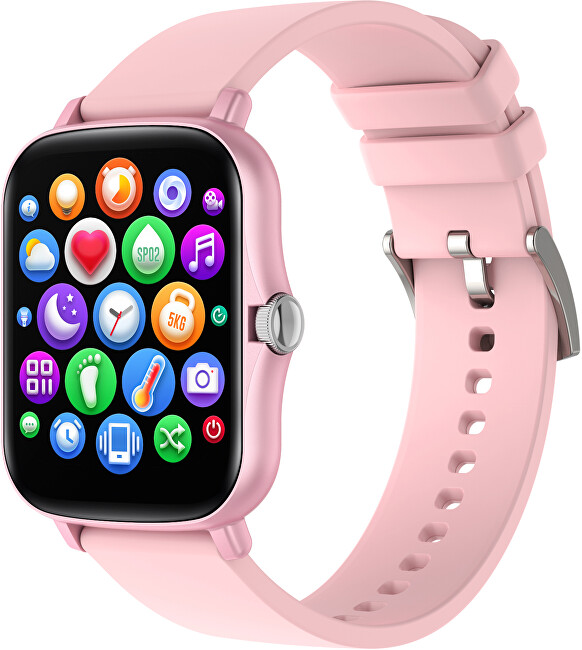 Wotchi Smartwatch W22P - Pink - SLEVA