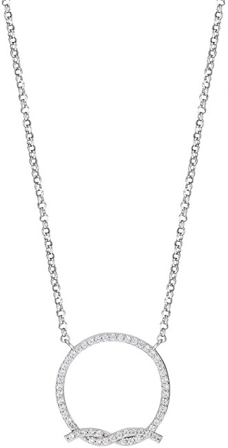 Morellato Strieborný náhrdelník s trblietavým uzlom 1930 SAHA02
