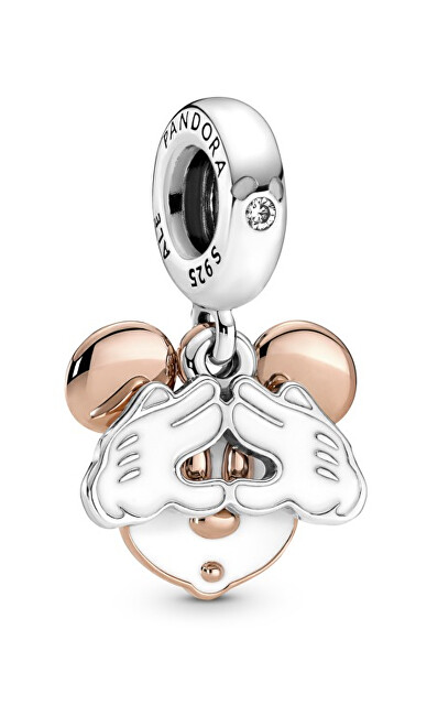 Pandora Strieborný prívesok Mickey Mouse Disney 780112C01