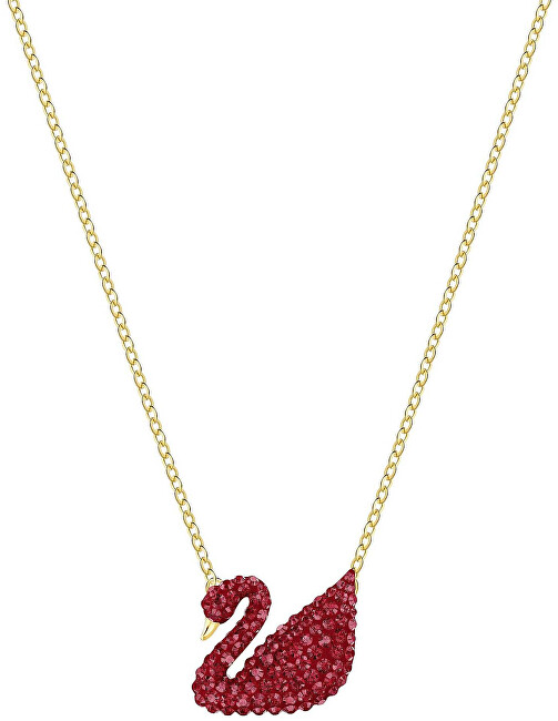 Swarovski Luxusné náhrdelník s labuťou 5465400