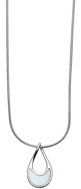 Skagen Dámsky oceľový náhrdelník s perleťou Agnetha SKJ1360040