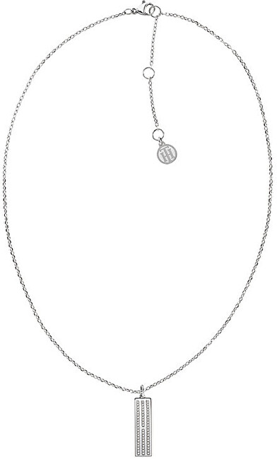 Tommy Hilfiger Ikonický oceľový náhrdelník s kryštálmi TH2780419
