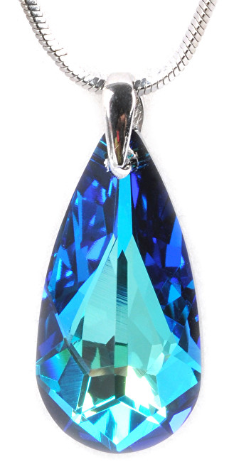 Levien Nežný náhrdelník Drop Bermuda Blue