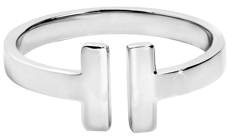 Troli Otvorený oceľový prsteň pre ženy 52 mm