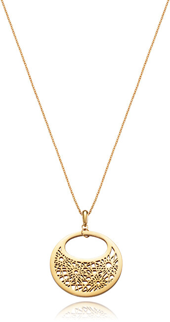 Viceroy Pozlátený náhrdelník s výrazným príveskom Chic 75115C01012